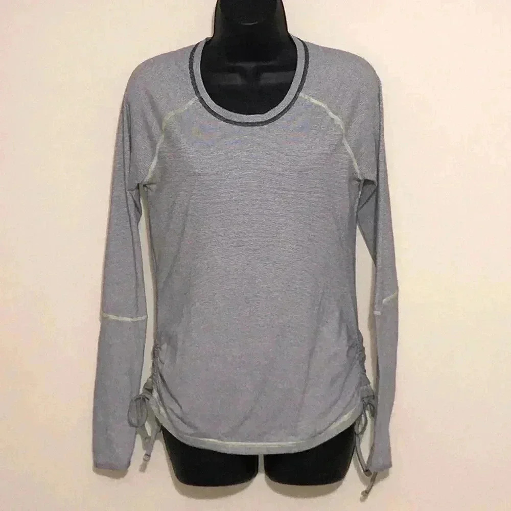 Lucy Tech Dashing Stripe Top Size M—B5